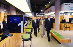 Ilham Aliyev attended opening of administrative building of DOST Agency and first DOST center