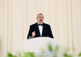 Ilham Aliyev attend solemn ceremony to mark 96th anniversary of national leader Heydar Aliyev and 15th anniversary of Heydar Aliyev Foundation