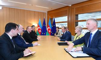 Ilham Aliyev met with President of European Council Donald Tusk