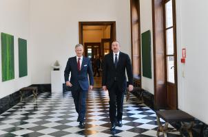 Ilham Aliyev met with King Philippe of Belgium in Brussels