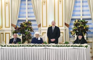 Ilham Aliyev attended Iftar ceremony on the occasion of holy month of Ramadan