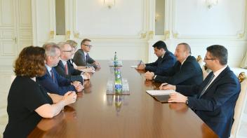 Ilham Aliyev received German Bundestag delegation