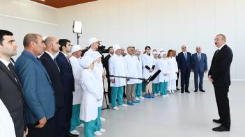 Speech by Ilham Aliyev at the opening of “Diamed Co” syringe plant in Pirallahi Industrial Park