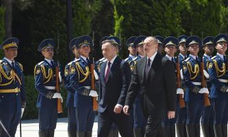 Official welcome ceremony was held for Polish President Andrzej Duda