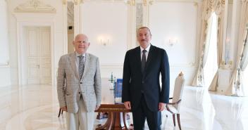 Ilham Aliyev received President of European Olympic Committees