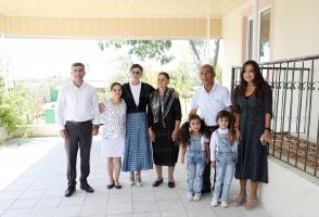 First Vice-President Mehriban Aliyeva viewed new house built instead of quake-damaged one in Mughanli village