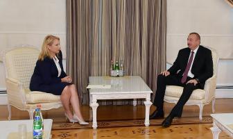 Ilham Aliyev received Georgian minister of economy and sustainable development