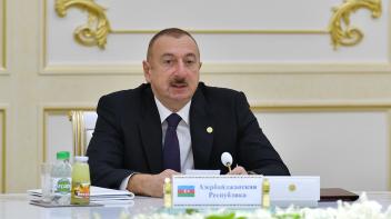 Speech by Ilham Aliyev at the CIS Heads of State Council's session in limited format in Ashgabat