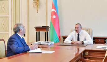 Ilham Aliyev received chairman of Board of Directors of Azerbaijan Highway State Agency