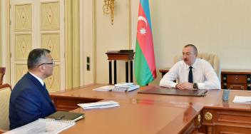 Ilham Aliyev received chairman of State Committee for Refugee and IDP Affairs