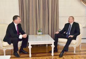 Ilham Aliyev met with former Latvian President Raimonds Vejonis