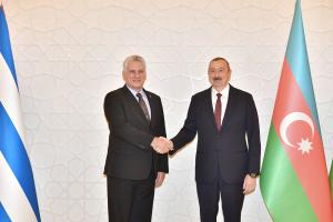 Ilham Aliyev met with President of Cuba Miguel Diaz-Canel