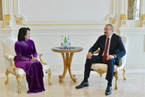 Ilham Aliyev received vice president of Vietnam