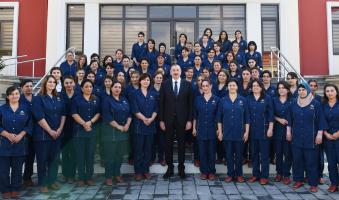 Ilham Aliyev attended opening of Gabala branch of Azerkhalcha OJSC