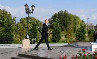 Ilham Aliyev arrived in Aghdash district for visit