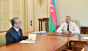 Ilham Aliyev received head of Baku City Executive Authority