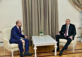 Ilham Aliyev received delegation led by president of World Ethnosport Confederation Bilal Erdogan