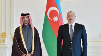 Ilham Aliyev received credentials of incoming Qatari ambassador