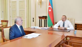 Ilham Aliyev received chairman of Supreme Assembly of Nakhchivan Autonomous Republic Vasif Talibov