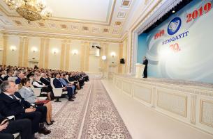 Ilham Aliyev attended event marking 70th anniversary of Sumgayit