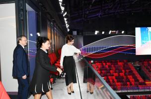 Birinci vitse-prezident Mehriban Əliyeva “Lujniki” Olimpiya Kompleksində Gimnastika Mərkəzi ilə tanış olub