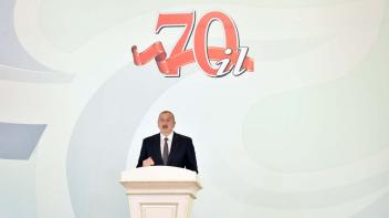 Speech by Ilham Aliyev at the event marking 70th anniversary of Sumgayit