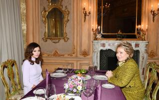 Состоялся совместный ужин Первого вице-президента Азербайджана и председателя Совета Федерации Федерального Собрания России