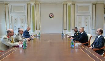 Ilham Aliyev received delegation led by chairman of NATO Military Committee