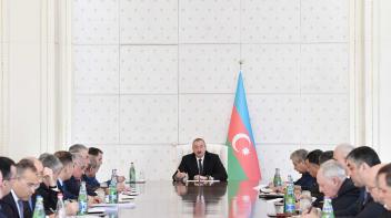 Closing speech by Ilham Aliyev at the meeting of Cabinet of Ministers dedicated to results of socioeconomic development of 2017 and objectives for future