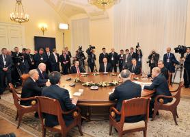 Ilham Aliyev attended informal meeting of CIS heads of state in St. Petersburg