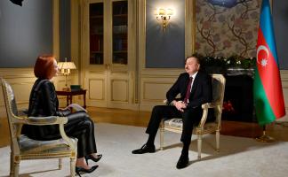 Ilham Aliyev was interviewed by Rossiya-24 TV channel