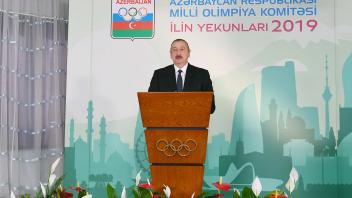 Speech by Ilham Aliyev at the ceremony dedicated to 2019 sporting results