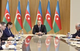 Ilham Aliyev chaired meeting on results of 2019