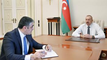 Ilham Aliyev received Minister of Transport, Communications and High Technologies