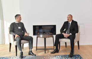 Ilham Aliyev met with Chief Executive Officer of Signify in Davos