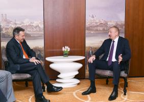 Ilham Aliyev met with president of International Committee of Red Cross in Munich