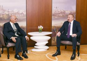 Ilham Aliyev met with Afghan President in Munich