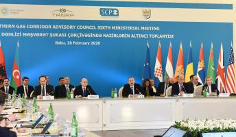 Sixth Ministerial Meeting of Southern Gas Corridor Advisory Council held in Baku