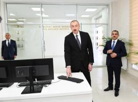 Ильхам Алиев принял участие в открытии комплекса водоочистных сооружений «Шамкирчай»