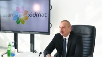 Speech by Ilham Aliyev at the opening of “ASAN xidmet” center in Kurdamir