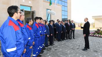 Speech by Ilham Aliyev at the opening ceremony of the Shamkirchay water treatment facility