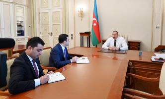 Ilham Aliyev received Nahid Baghirov on his appointment as head of Ismayilli District Executive Authority and Mirhasan Seyidov on his appointment as head of Neftchala District Executive Authority