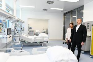 Ilham Aliyev attended opening of “Yeni klinika” medical institution in Baku