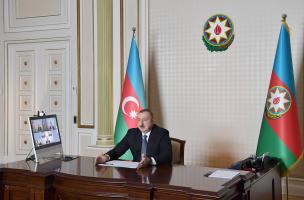 Ilham Aliyev held meeting through videoconference with participation of ministers of labor and social protection of population and economy