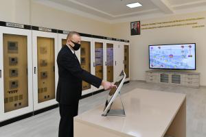 Ilham Aliyev launched newly renovated “Tartar” power substation