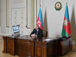 Videoconference held between President Ilham Aliyev and Secretary-General of World Tourism Organization