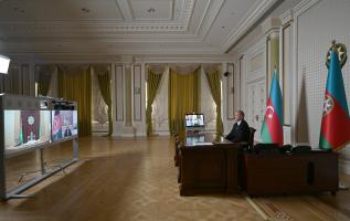 Azerbaijani, Afghan, Turkmen presidents met through videoconferencing