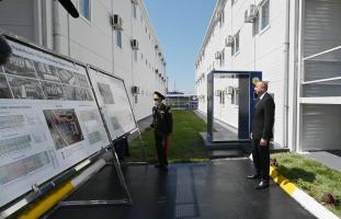 Ilham Aliyev attended the inauguration of modular hospital for treatment of coronavirus patients opened in Khatai district of Baku