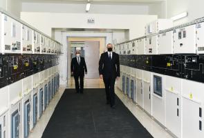 Ilham Aliyev inaugurated newly renovated “8th km” substation in Nizami district, Baku