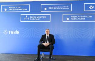 Speech by Ilham Aliyev at the opening of modular hospital in Ganja